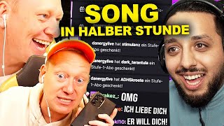 KNOSSI Reagiert auf meinen SONG in einer HALBEN STUNDE für Ihn SPECIAL [upl. by Ocir]