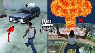 GTA San Andreas  Nuclear Bomb Secret Car [upl. by Antrim]