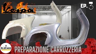 Restauro Totale Vespa 50 Special 🔨 Preparazione Carrozzeria Epossidico Stucco Primer EP 3 [upl. by Gretal]