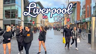 Liverpool England  Evening Walk  4K Walking Tour ▶156min [upl. by Bella]