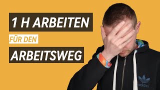 1 Stunde arbeiten um 8 Stunden arbeiten zu können 😨 Fahrgemeinschaft vs Auto [upl. by Nner376]