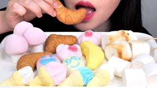 ASMR MARSHMALLOW 마시멜로우 리얼사운드 먹방 咀嚼音マシュマロを食べる音 音フェチ韓国 social eating mukbang show [upl. by Killam]