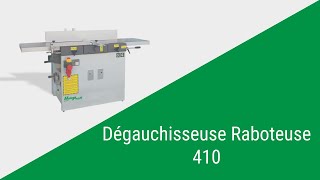 DégauchisseuseRaboteuse  DG410TS [upl. by Esbensen]