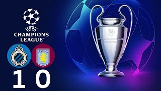 Hans Vanaken PENALTY GOAL  Club Brugge vs Aston Villa 10 Highlights  Champions League 202425 [upl. by Tamar937]