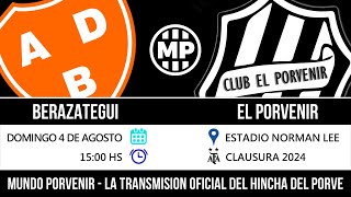 Berazategui vs El Porvenir  FECHA 5  EN VIVO [upl. by Freida]