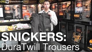 Snickers DuraTwill Trousers 3212  ITS TV [upl. by Bartolome]