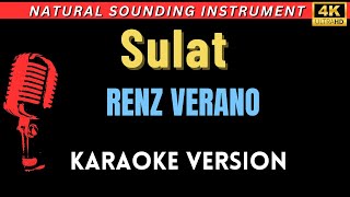 Sulat  Renz Verano HD Karaoke Version [upl. by Tompkins321]