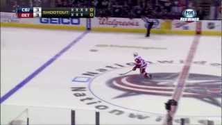 012113  Damien Brunners First NHL Shootout Goal [upl. by Constancia]