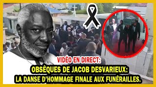 Vidéo en direct Obsèques de Jacob Desvarieux la danse dhommage finale aux funérailles [upl. by Ddal584]