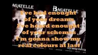 BAGATELLE  TRUMP CARD  LYRICS  VINYL 1980 [upl. by Oren]