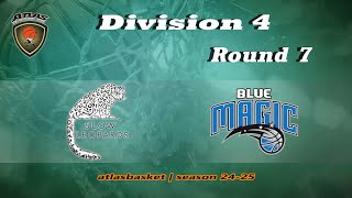 Atlasbasket  Div 4Round 7  SLOW LEOPARDS vs BLUE MAGIC [upl. by Vogele629]