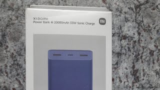 XIAOMI power bank 4i 20000 mah [upl. by Enoitna]