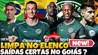 💚😡 5 SAÍDAS NO ELENCO DO GOIÁS PARA A SEQUÊNCIA DA SÉRIE B CONTRATOS E LIMPA NO ELENCO [upl. by Ahseka]