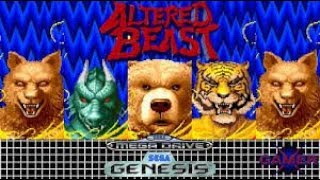 Altered Beast  Mega Drive  Genesis  Até o final sem morrer Hardest [upl. by Huesman]