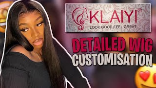 HOW TO BLEACH AND PLUCK YOUR FRONTAL DETAILED  BEGINNER FRIENDLY  FT KLAIYI HAIR  JM [upl. by Ylliw]