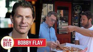 Barstool Pizza Review  Sauce Restaurant With Special Guest Bobby Flay [upl. by Eicyal672]