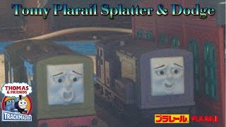 Tomy Plarail Splatter and Dodge unwrap review amp first run with race amp special clip [upl. by Frieder]