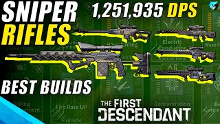 BEST General Sniper Rifles Weapon Build Guide in The First Descendant [upl. by Emie]