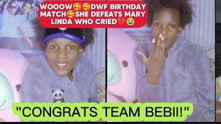 WOOOW🥰🥰DWF BIRTHDAY MATCH🥰SHE DEFEATS MARYLINDA WHO CRIED💔😭 [upl. by Aoket]