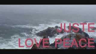 Juste Love Peace  Hallo [upl. by Wordoow]