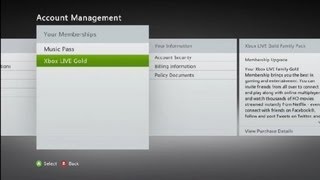 How to Cancel Xbox Live Subscription  Video Game Tutorials [upl. by Edwyna632]