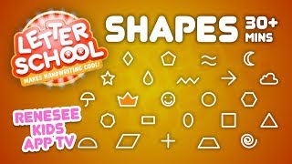 Draw and Learn Shapes in LetterSchool [upl. by Htenywg]