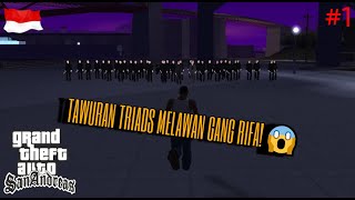 Tawuran 40 Triads vs 40 Gang Rifa di GTA San Andreas  gta shorts [upl. by Rance]