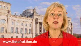 DIE LINKE Dagmar Enkelmann Die Alternative ist nicht prekäre sondern Gute Arbeit [upl. by Irroc]