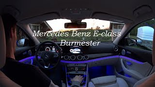 Mercedes Benz Eclass 2018 Burmester audio [upl. by Carlota]