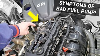 SYMPTOMS OF BAD FUEL PUMP ON HYUNDAI KIA [upl. by Oruasi]