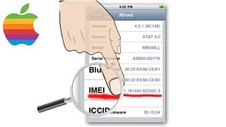 Como ver o número IMEI do iphone [upl. by Okun]