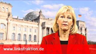 DIE LINKE Dagmar Enkelmann Auf unser Engagement können Sie auch 2011 bauen [upl. by Aihsekel39]