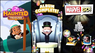 Monopoly Go  HAUNTED TREASURES  300 ⛏️  ALBUM COMPLETE monopolygo monopolygo giveaway [upl. by Had]