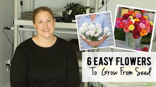 6 Easy Flowers To Start From Seed Direct Sowing Annual Flowers  Sunshine and Flora Flower Farm [upl. by Marx]