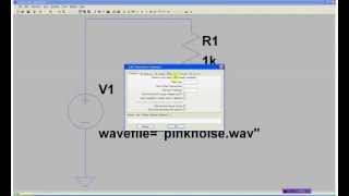 Pink noise FFTWaveGeneLTspice [upl. by Manton]
