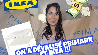 ON A DÉVALISÉ PRIMARK ET IKEA  ON A ENFIN NOTRE NOUVELLE TABLE BASSE [upl. by Caia]