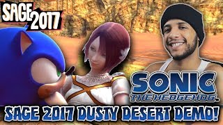 Sonic the Hedgehog 06 PC Dusty Desert Demo  SAGE 2017 4K 60FPS [upl. by Aissilem]