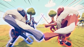 A BATALHA DE GIGANTES  Totally Accurate Battle Simulator TABS [upl. by Aitnahc]