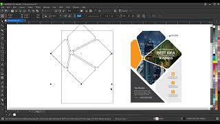 How to Create Corporate Flyer Design Template Using Coreldraw [upl. by Llenart798]