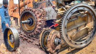 Final Drive Assembly Restoration  Repairing Final Drive Main Gerari  Excavator Final Drive Repair [upl. by Hgielsa]