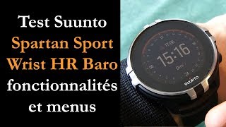 Test Suunto Spartan Sport Wrist HR Baro [upl. by Joceline]