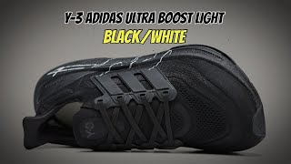 Y3 adidas Ultra BOOST Light BlackWhite [upl. by Rosco58]