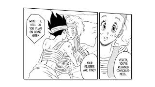 Vegeta x Bulma Doujinshi  kiss Vegebul [upl. by Mannes]