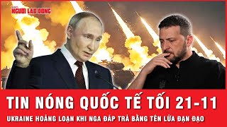 Tin nóng Quốc tế tối 2111 Nga nã tên lửa đạn đạo trả đũa Ukraine khiếp sợ báo động toàn quốc [upl. by Felicle690]