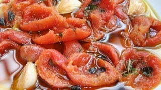 Tomates confitados [upl. by Laddy]