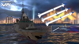 5350 Vityaz  Russian New Antiaircraft Missile  Modern Warships Alpha Test [upl. by Cayser887]