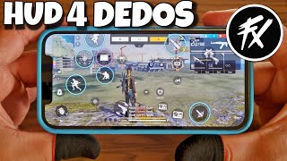 HUD 4 DEDOS DO CAMPEÃO DA LBFF FLUXO GIUH  FREE FIRE MOBILE [upl. by Eihcir978]