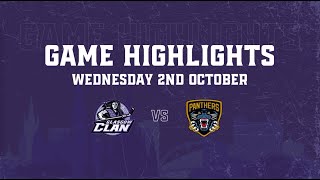 HIGHLIGHTS 021024  Glasgow Clan 2 Nottingham Panthers 1 [upl. by Aitercul9]