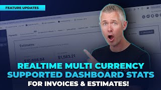 Realtime Multi Currency Supported Dashboard Stats for Invoices amp Estimates [upl. by Saimerej]