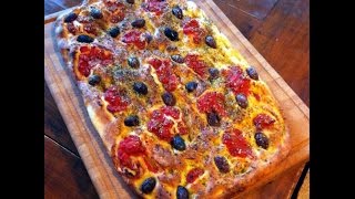 Focaccia barese al pomodoro [upl. by Photima]